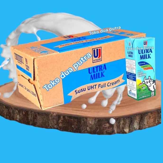 

Ultra Milk Full Cream 200 ML TERLARIS TERPERCAYA ORIGINAL