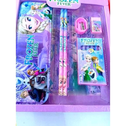 

(B-3&T➸) Kotak pensil set crayon / Alat tulis sekolah / stationary set / ATK karakter / pony /Spiderman / princess / minion langsung kirim