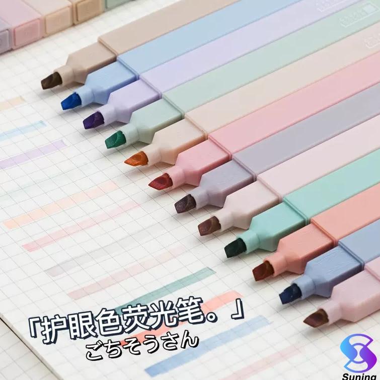 

[KODE 6PTVD] Stabilo highlighter pastel marker Highlighter marker Morandi color & Macron pastel double tip 6 colors