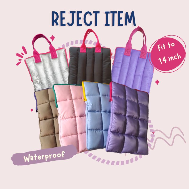 [REJECT ITEM] Laptop Sleeves Waterproof Colour Series by Wearing Basita (Tas Laptop/ Case Laptop/ Case Ipad/ Puffy Mufy)