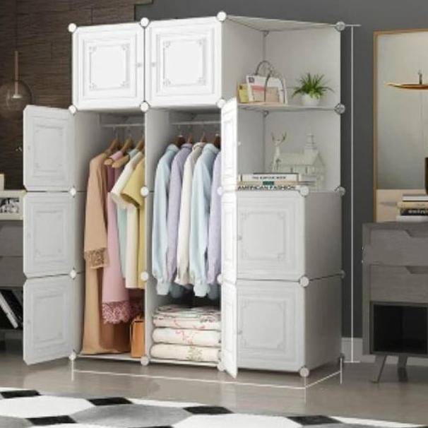 Paling Dicari.. Lemari Plastik Portable/Lemari Serbaguna 12 Pintu  Lemari pakaian lemari baju