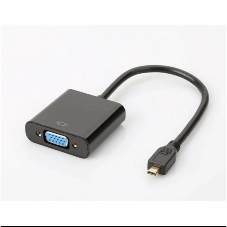 [COD] KONEKTOR ADAPTER MICRO MIKRO HDTV TO VGA CONVERTER / KABEL LAPTOP KE PROYEKTOR PROJECTOR