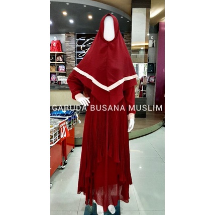 [ GARUDA BUSANA ] Gamis Syar'i Hanna 067- Gamis Syar'i Efer Luvena