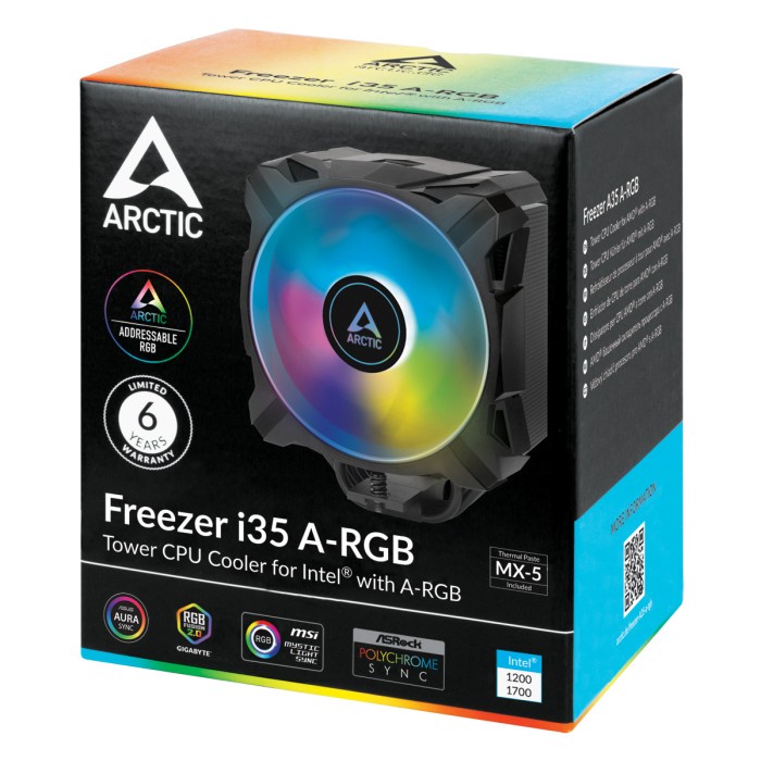 ARCTIC Freezer i35 A-RGB FOR INTEL AIR COOLER