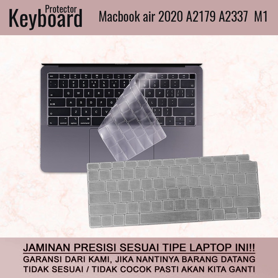 Macbook air 2020 A2179 A2337  M1 Garskin Screen dan Keyboard Protector