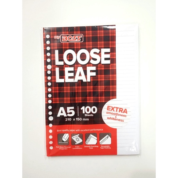 

Loose Leaf Big Boss A5 100