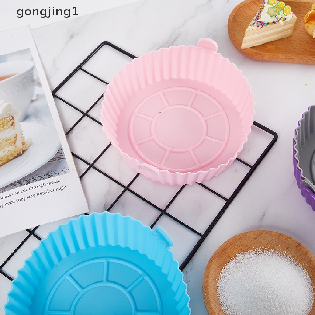 Ggg 16.5 cm Air Fryer Silikon Pot Air Fryer Basket Liner Anti Lengket Oven Baking Tray ID