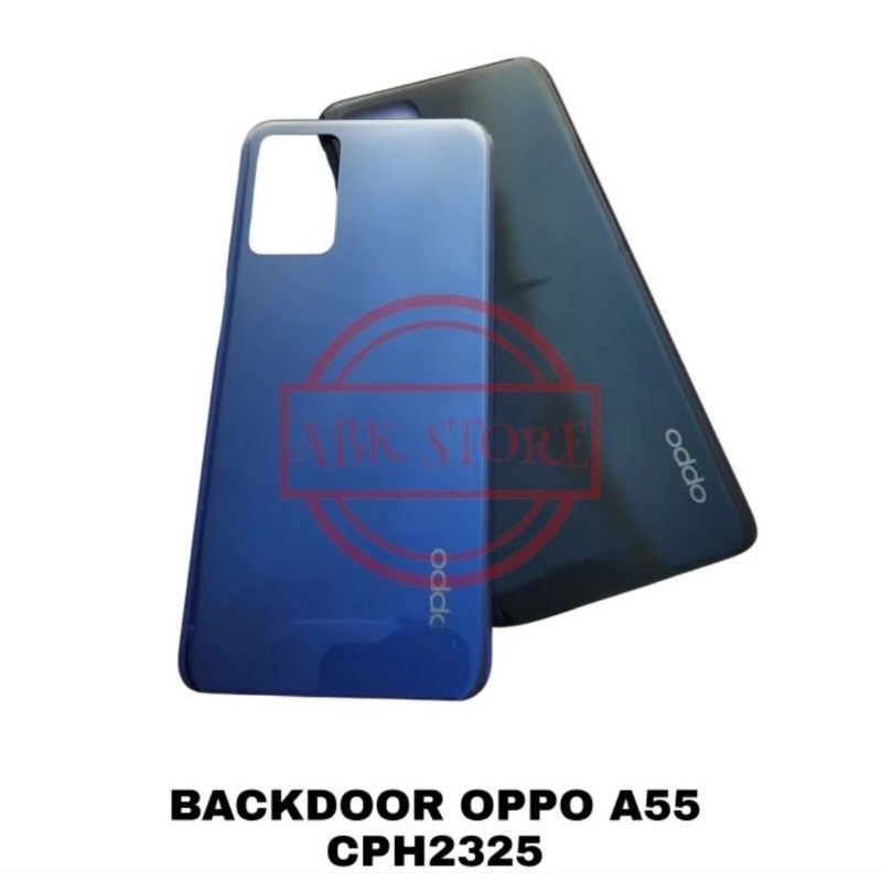 BACKDOOR BACK COVER OPPO A55 CPH2325 HOUSING TUTUP BELAKANG ORIGINAL