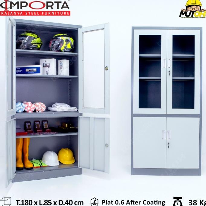 

PROMO IMPORTA SC-06 BT/MS LEMARI ARSIP BESI PINTU KOMBINASI SWING LIMITED EDITION