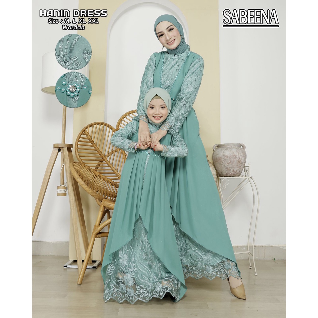 gamis tulle gamis elegant gamis kondangan coupel sama anak gamis coupel pakai payet didada