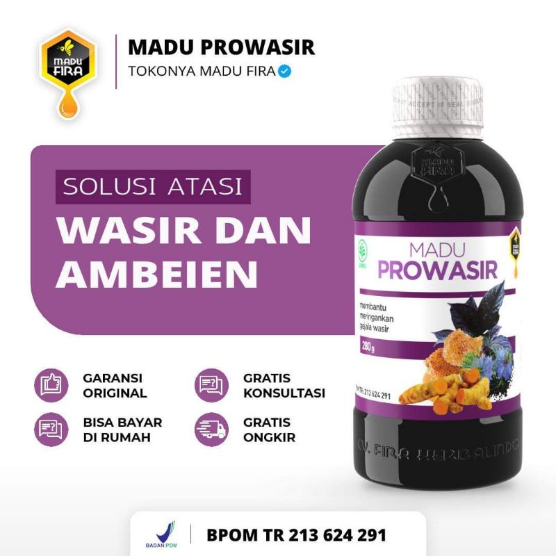 Madu Prowasir Obat Herbal Wasir Ambeien