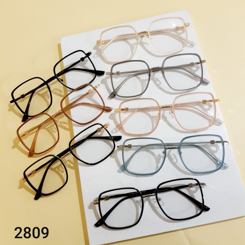 Kacamata Antiradiasi Minus Kacamata Photocromic Frame Kacamata 2809