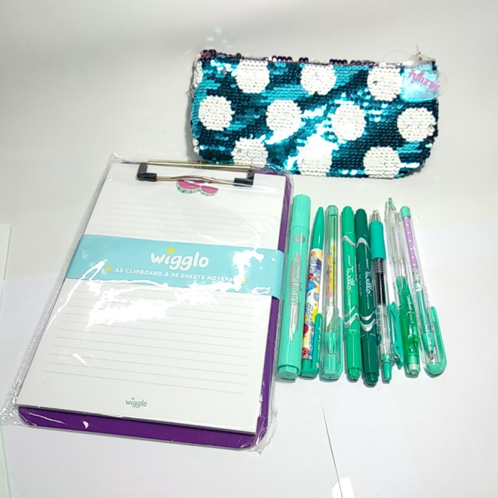 

PAKET CLIPBOARD WITH BLINK CASE-NOTEPAD A5 WATERMELON PURPLE + PENCASE
