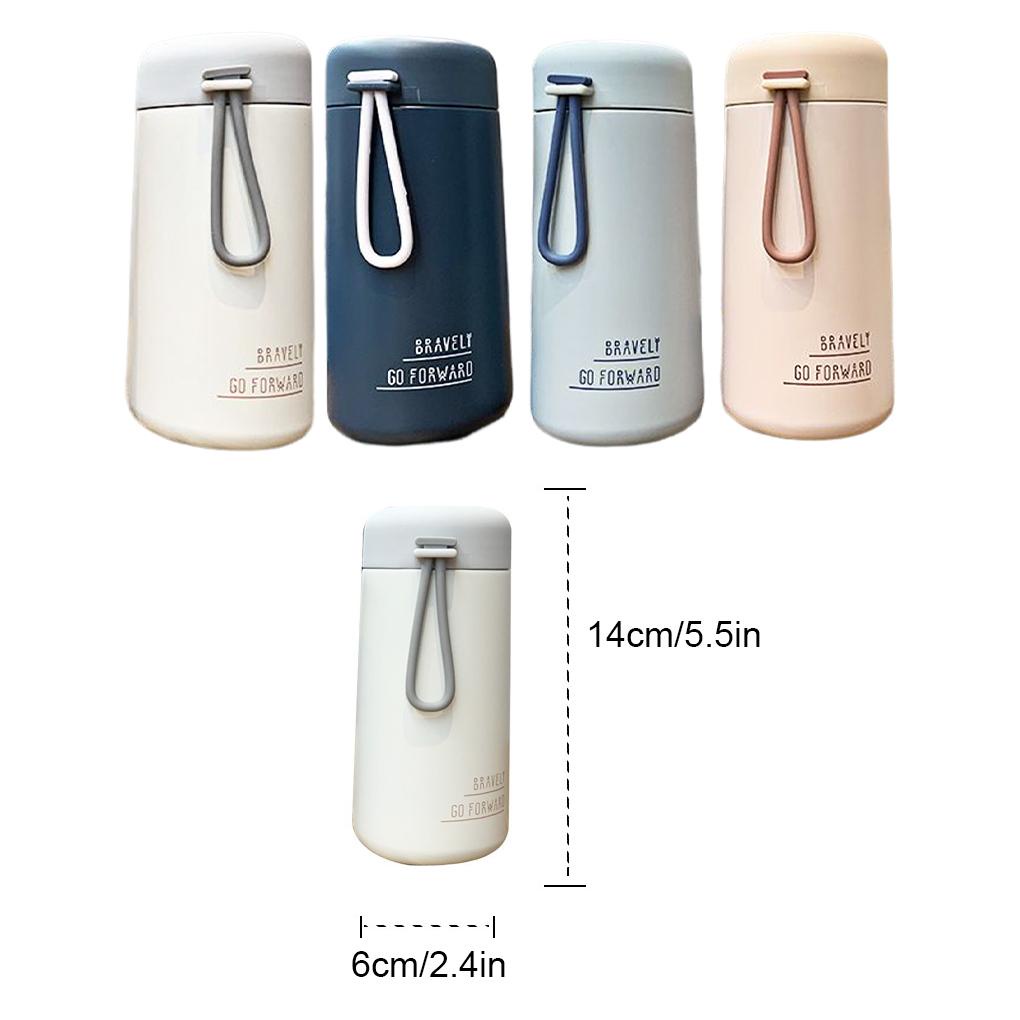 270 ml Thermal Vacuum Flask Sealing Bottle Insulated Cup Botol Air Insulasi Cangkir Travel Rumah Kantor Perlengkapan Minum