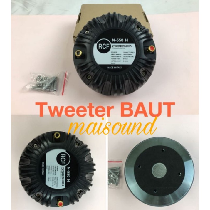 DRIVER TWEETER RCF N550H MODEL BAUT RCF N 550 H RCF N 550H N550 H
