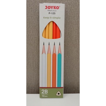 

Pensil Joyko 2B P-125 per pak