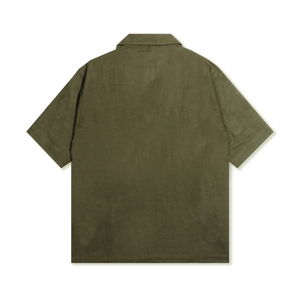 ORCA - Lin Relaxed Shirt, Olive