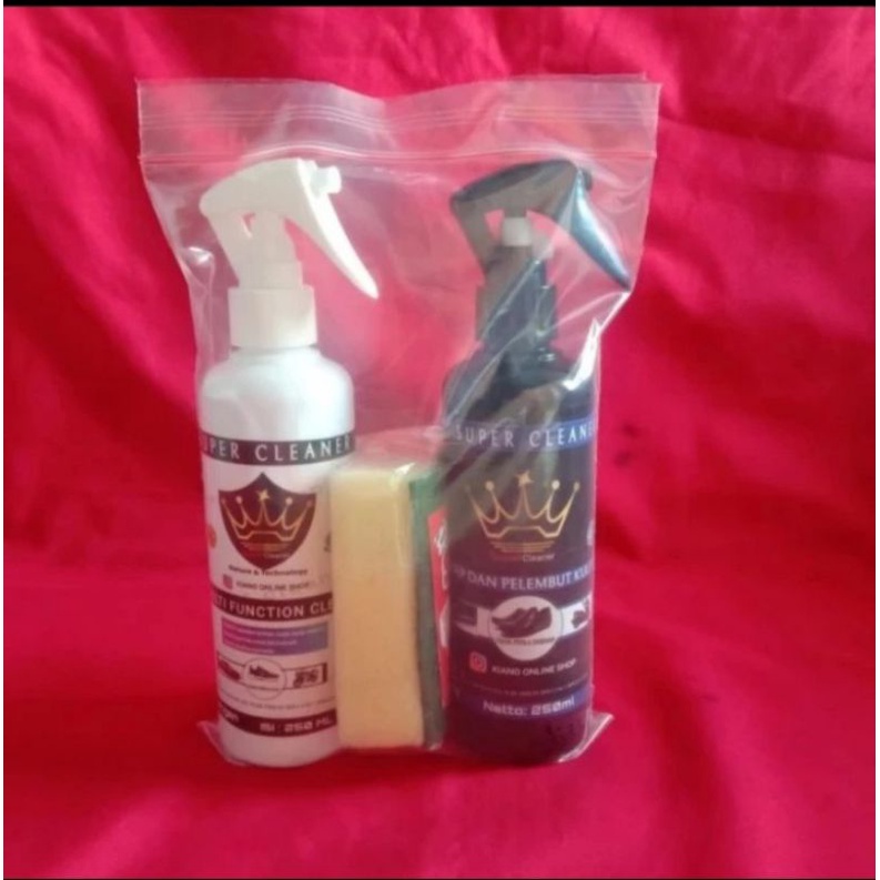 Pembersih sepatu super cleaner paket 2 botol