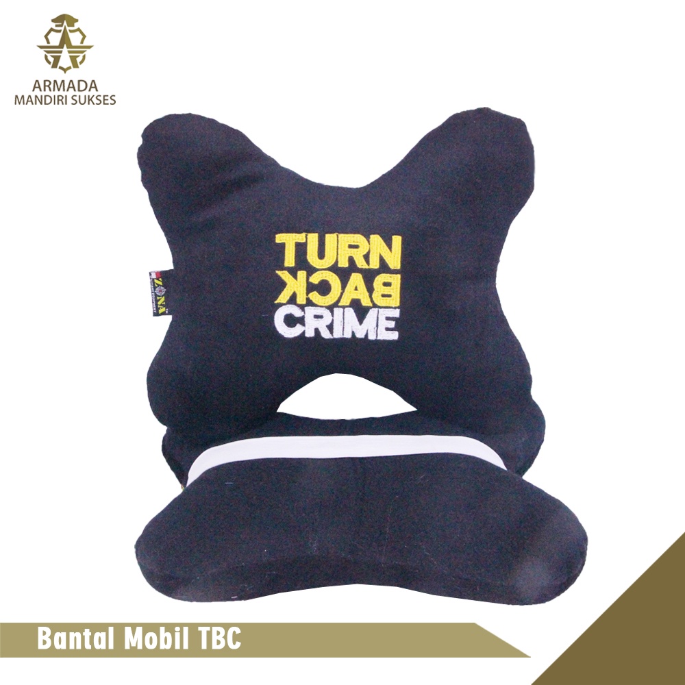 Bantal Mobil Turn Back Crime - Bantal Leher Turn Back Crime