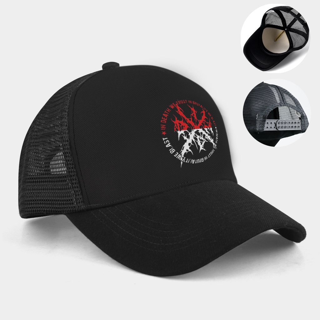 Topi Band/Topi Hitam/Topi Death Metal/Topi cowok/Topi Pria/Topi distro/Topi Punk