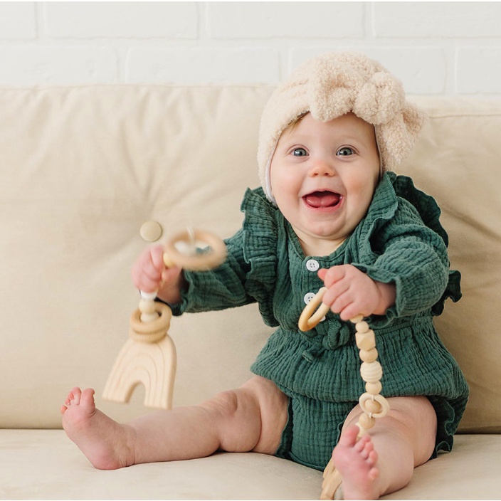 Turban Anak Bayi Perempuan / Topi Turban Bayi Anak Bayi Bulu