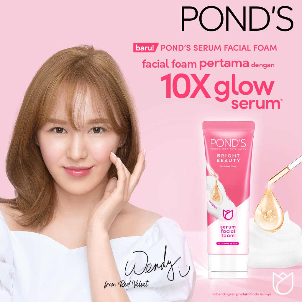 Ponds Bright  facial foam 100g_cuci muka ponds