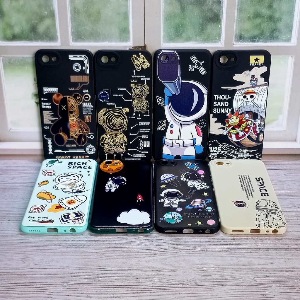 Case Vivo 1808 1812 Softcase Motif Space Astronot Vivo Y81 Y81i