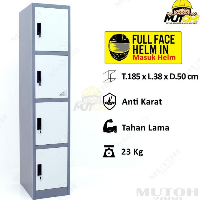

TERBARU LOKER BESI LOCKER BESI 4 PINTU - LC104 BERKUALITAS