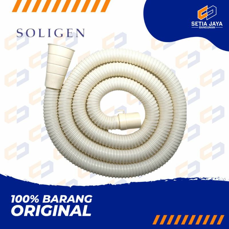 Selang Pembuangan Air / Mesin Cuci Outlet PVC / Plastik Soligen