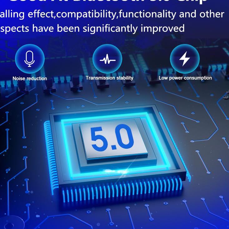 Pasti Dikirim GROTIC Headset Bluetooth Earphone Wireless Stereo HIFI BT5.0 Sport Music Mini Earbuds 