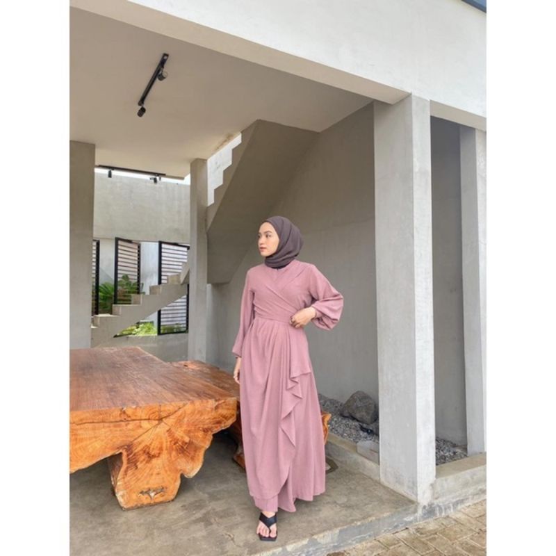 DRESS REMAJA TERBARU /CRINCLE AIRFLOW  /GAMIS WANITA KEKINIAN/BRESMAID/GAMIS KONDANGAN CRINCLE MEWAH TERBARU VIRAL SALISA MAXY DRESS