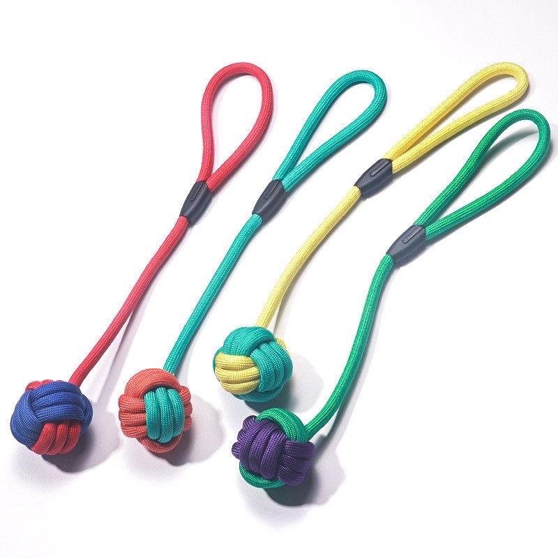 Super long Neopet chewing rope with ball