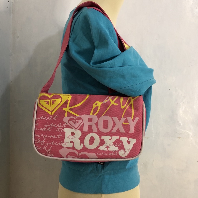 2000s y2k auth roxy shoulder bag