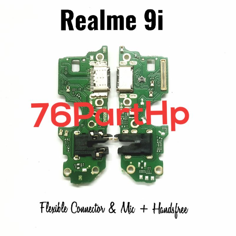 Ori Flexible papan PCB Connector Charger MIC Handsfree Realme 9i