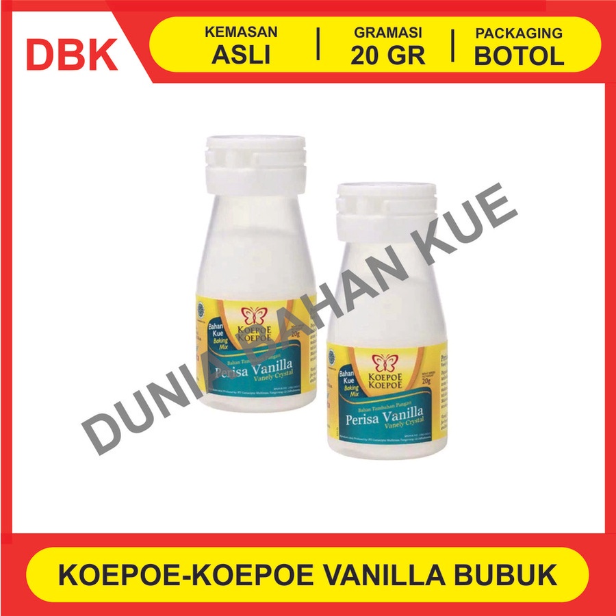

PERISA VANILLA KOEPOE KOEPOE 20 GR / VANELY BUBUK / KUPU KUPU VANILLI
