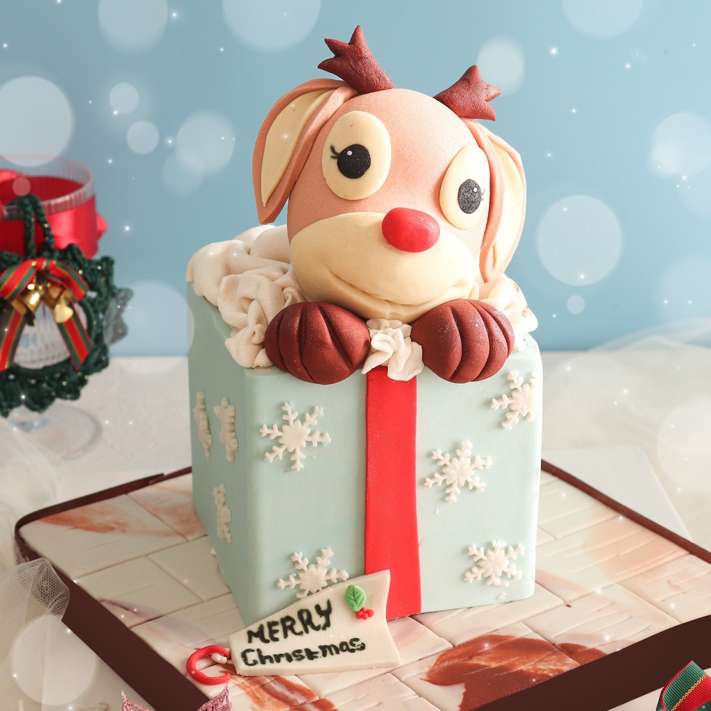 

CHRISTMAS SNOW PUPPY | Kado Xmas | Parcel Parsel Murah | Hampers Natal