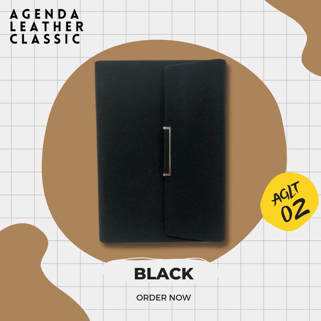 

Buku Catatan Agenda Cover Kulit Buku Agenda Kertas A5 Leather Notebook LEATHER CLASSIC (AGLT02)