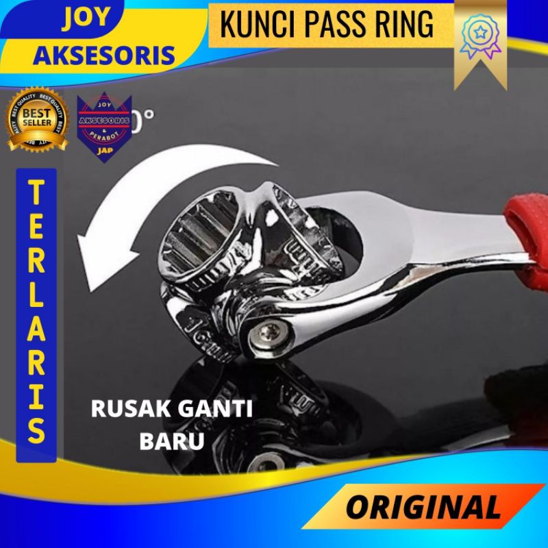 HARUS PUNYA Kunci Ring Pass 48 in1 multifungsi Bisa Berputar 360" set pas inggris lengkap original k