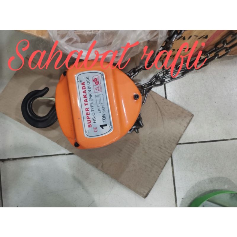 takel 1ton x 7mtr super takada