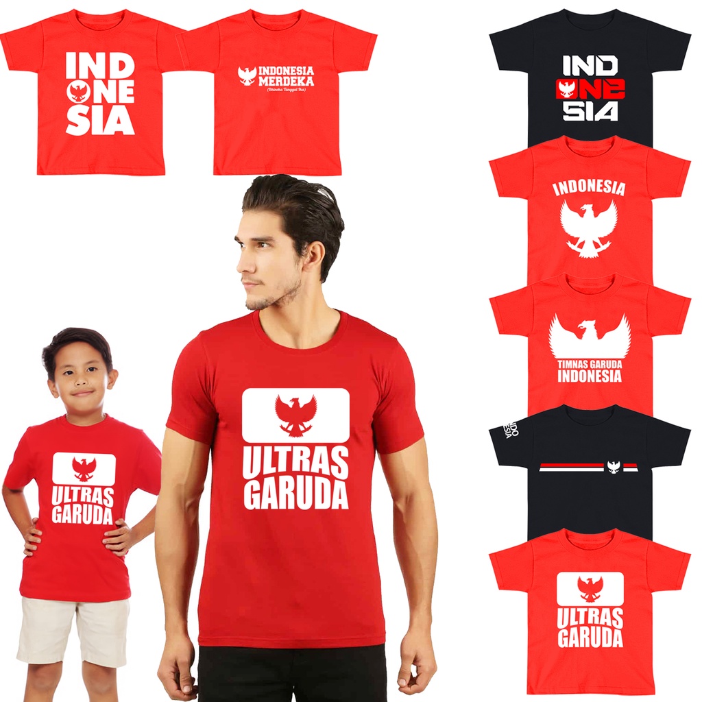 Kaos Anak Timnas Indonesia Kaos Couple Anak Timnas Garuda Indonesia Kaos Ultras Garuda Kaos Bhineka Tunggal Ika Kaos Pancasila Bola Indonesia KAOS POLOS SENJA