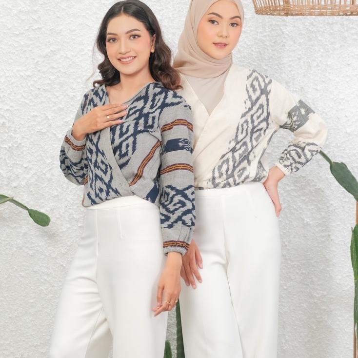 Chekout LILY OUTER TENUN ORI SONGKET JEPARA BATIK KAMPUS OUTER TENUN WANITA
