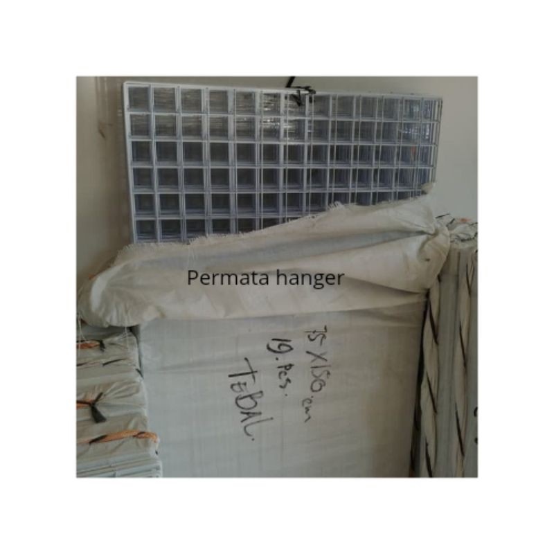 (Tebal) Kawat Ram besi Aksesoris display 75x150 aksesoris pajangan aksesoris