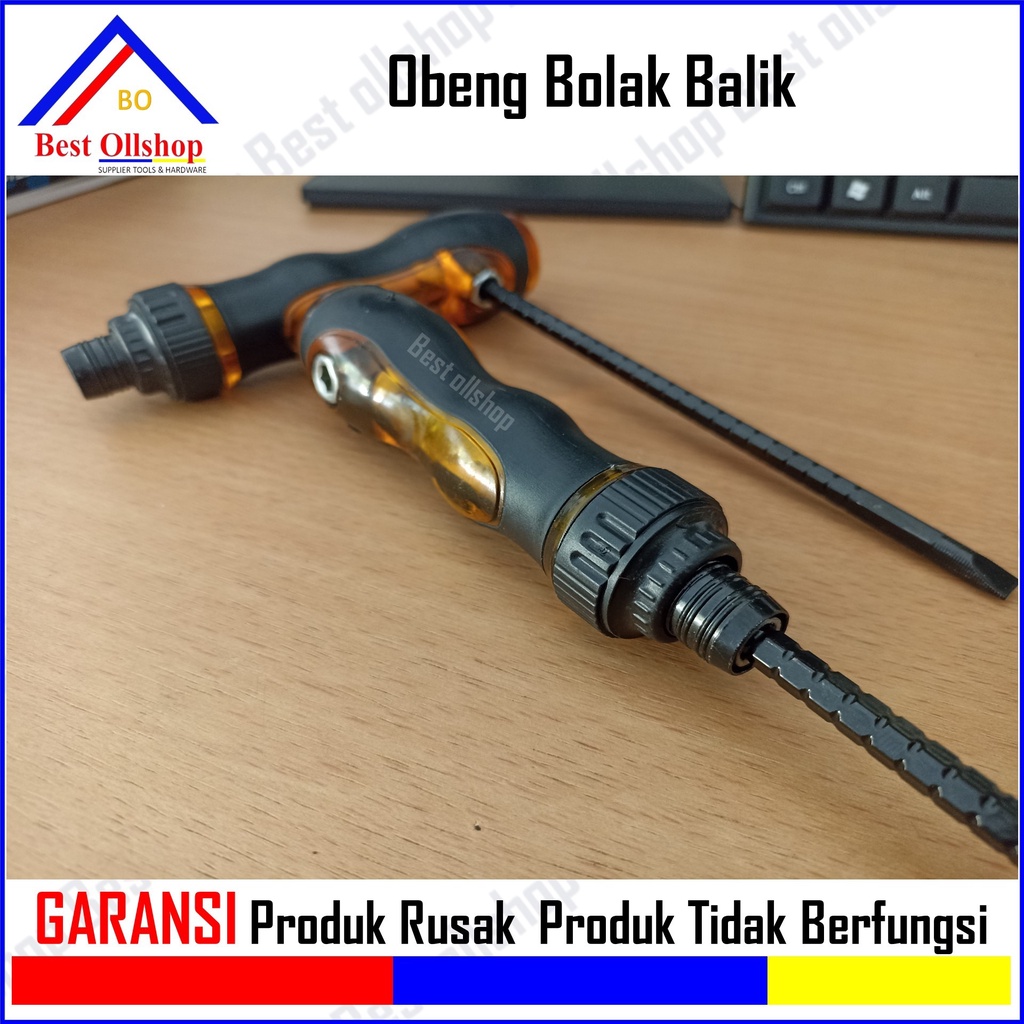Termurah Obeng Bolak Balik Plus Min Transparan / Obeng Ratchet Rachet Bolak Balik Min Plus / Obeng Ratchet Rachet Multifungsi Serbaguna T Min Plus 2 Way
