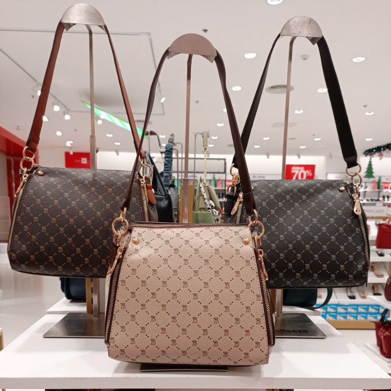 Terbaru Shoulder Bag Bellezza Bhw112 Original Counter Depstore Tas Wanita Bahu Selempang Motif Monog