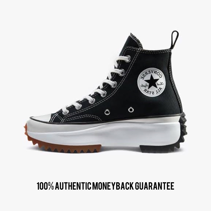 Converse Run Star Hike Hike Lugged Black White Original