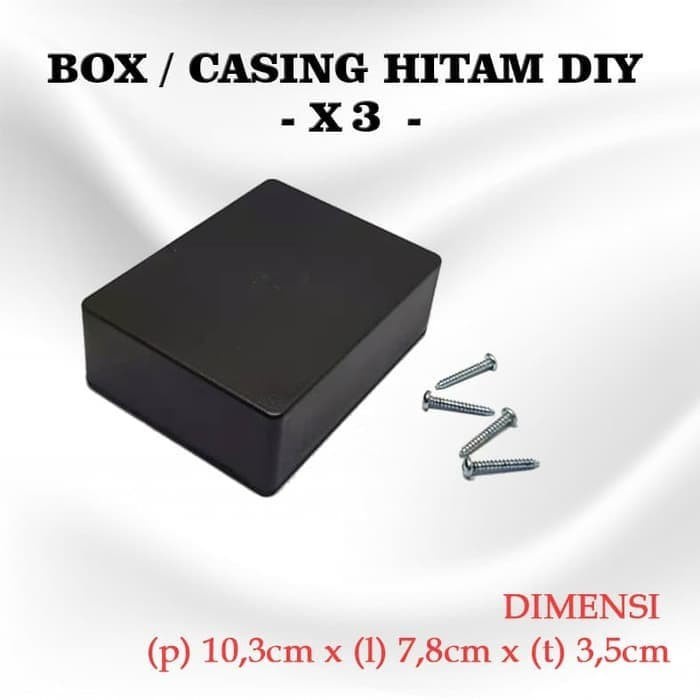Box x3 box plastik box elektronik elektronika Kotak Casing Plastik X3