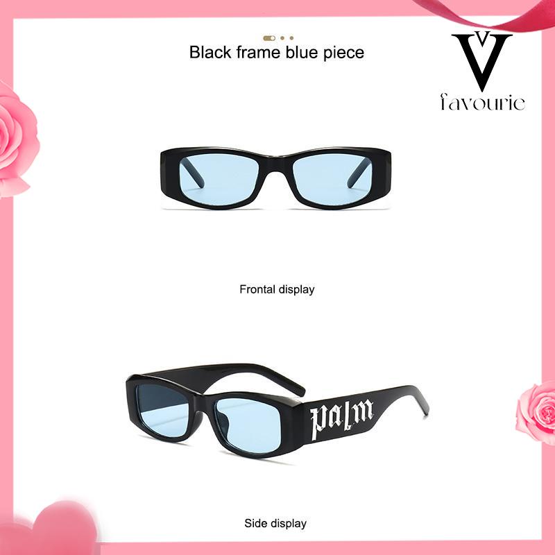 CODKacamata Hitam Anti Radiasi Sunglass Retro Punk Hip-hop Gaya Untuk Wanita/Pria-FA