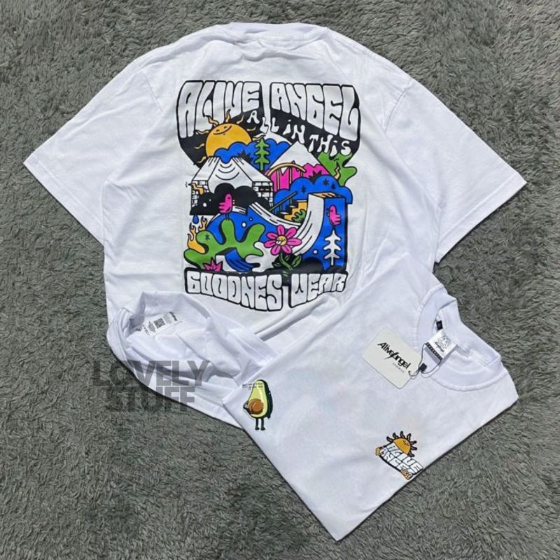 T-SHIRT KAOS  DISTRO ACID HOUSE BAJU STREETWEAR PRIA KAOS DISTRO KATUN LENGAN PENDEK / VINTAGE / SCR