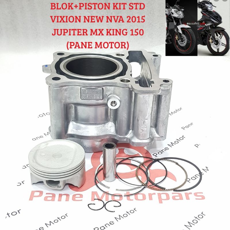 BLOK SEHER CYLINDER BLOK SET VIXION NEW 2015-2016 NVA JUPITER MX KING 150 BEST QUALITY