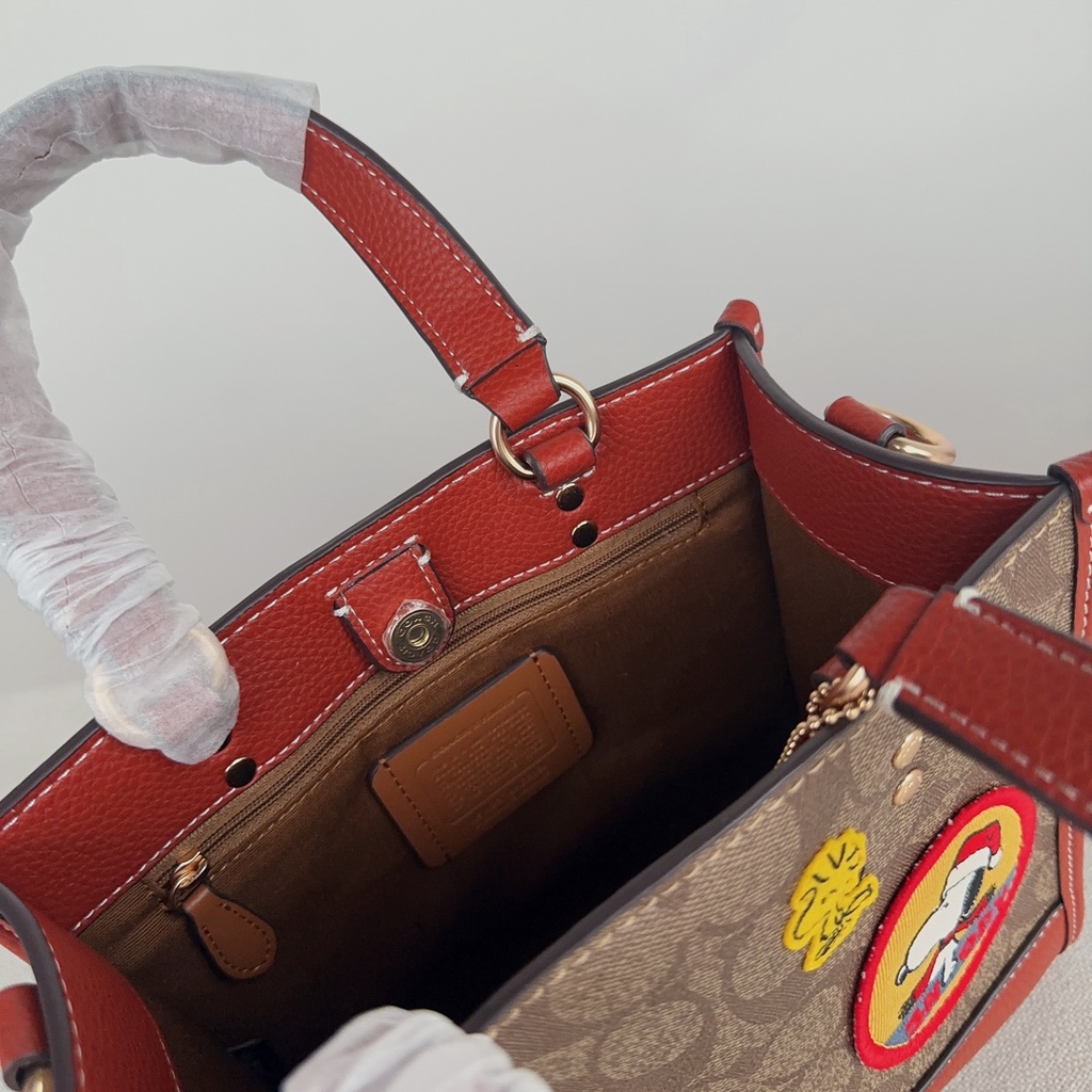 [Instant/Same Day]coach original CE851 850  849 Snoopy Tote bag shoulder bag messenger bag handbag  851 ttb